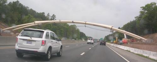 Arch for New Bridge over I-40