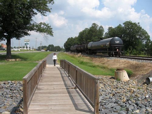 NCRT'S Exec. Director on a Walk on the Oakboro Rail with Trail