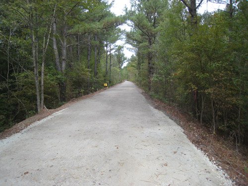 Paving Soon for This Section of Widened, Graded ATT Corridor in Chatham County (10-20-09)